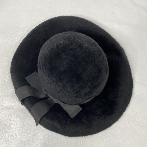 Vintage Musketeer Austria Black Furry Bucket Hat - Picture 6 of 10